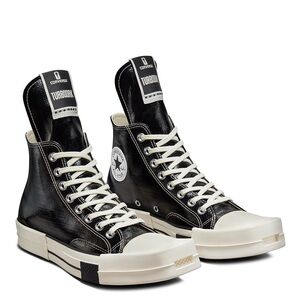 RICK OWENS DRKSHDW x Converse Black Canvas High-top sneakers